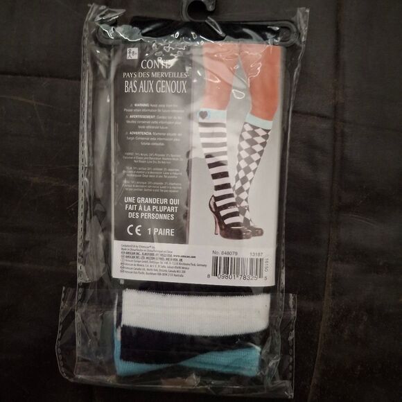 Storybook Dark Alice In Wonderland Girls Long Sleeve Shirt Top Costume - Picture 5 of 7